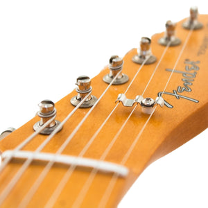 Three String Tree, String Retainer (Polished Nickel) - Music City Bridge